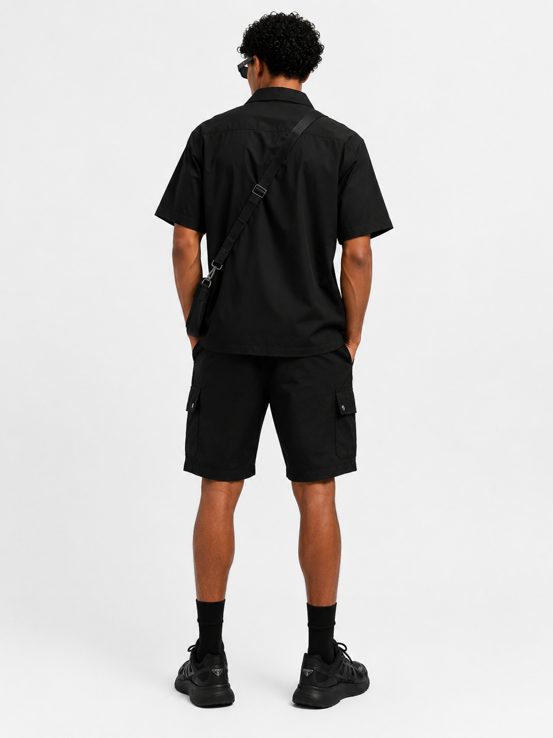 short & chemise courte manche